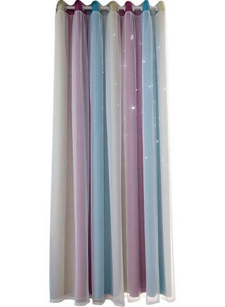Double Layer Light Heat Insulation Bedroom Curtain Multicolour - v1623569298/N48125719A_1