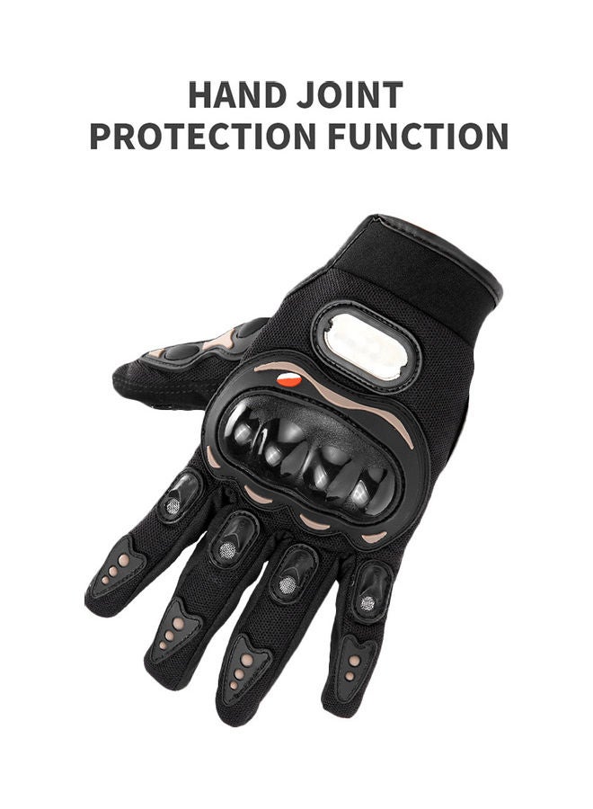 Generic Men’s Motorcycle Rider Anti-Fall Full Finger Gloves  - Image 2