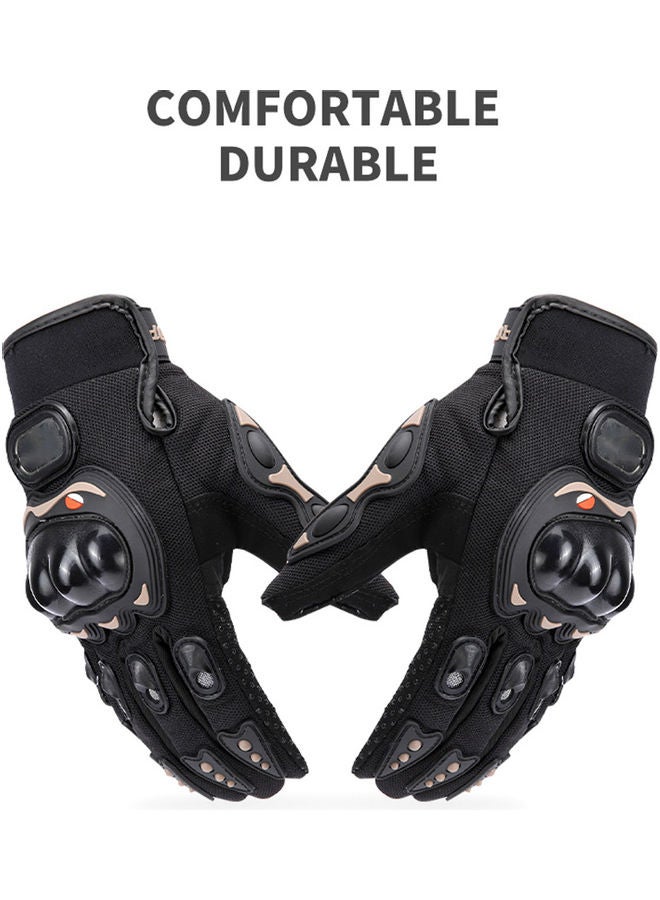 Generic Men’s Motorcycle Rider Anti-Fall Full Finger Gloves  - Image 3