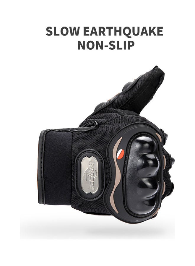Generic Men’s Motorcycle Rider Anti-Fall Full Finger Gloves  - Image 5