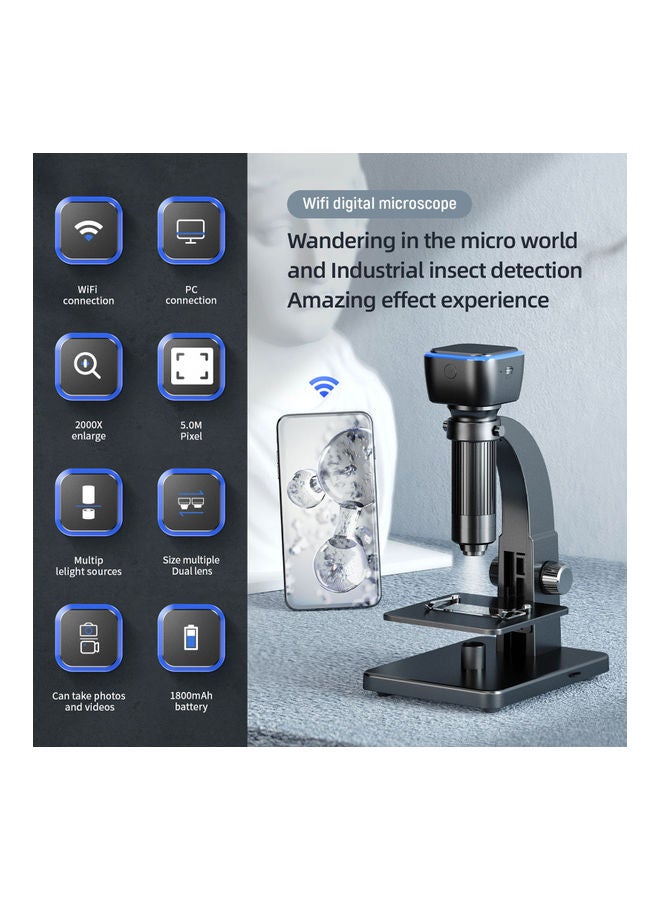 Generic Wi-Fi/PC Connection Microscope Magnification  - Image 2