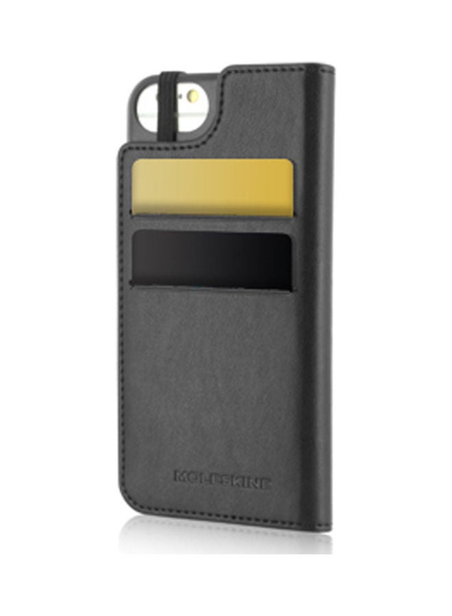 Wallet Folio Case With Card Holder For Apple iPhone 7/8 Black