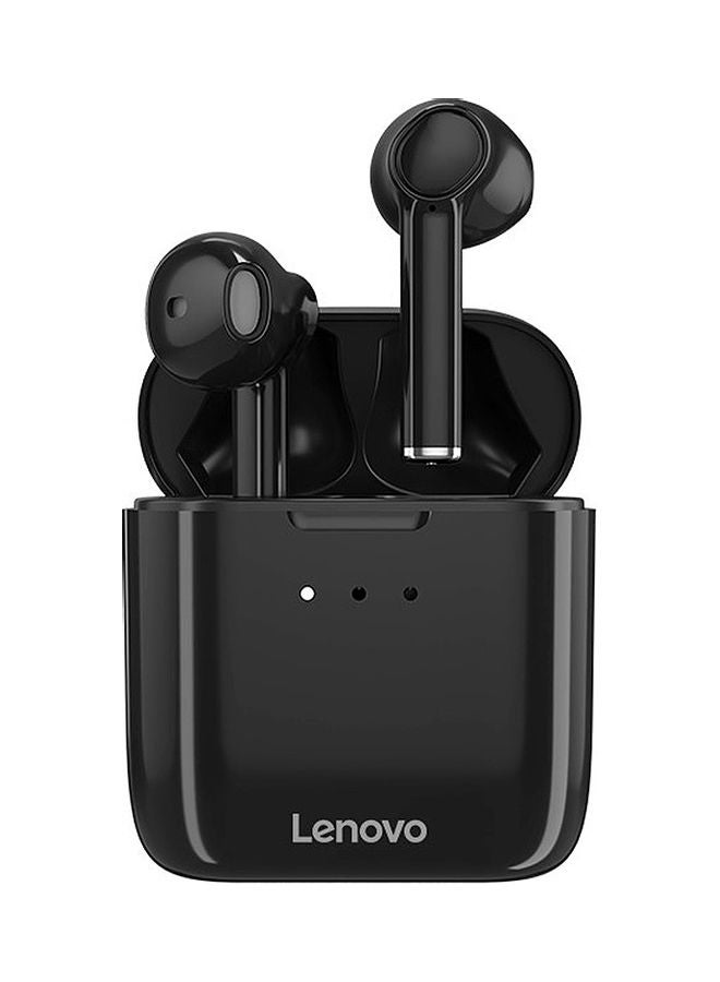 Lenovo TWS Bluetooth In-Ear Earbuds With Charging Case Black - Image 1