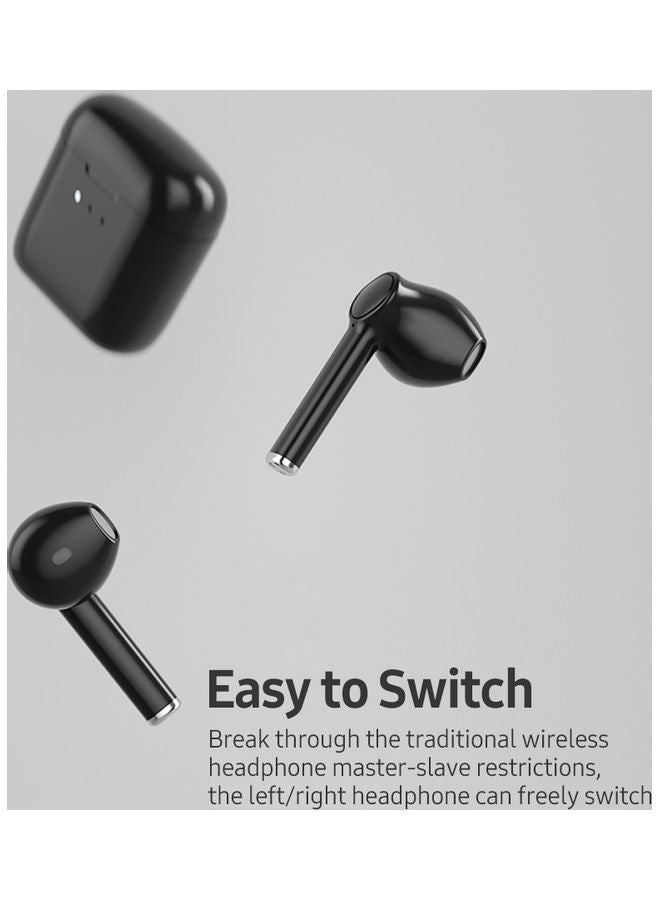 Lenovo TWS Bluetooth In-Ear Earbuds With Charging Case Black - Image 3