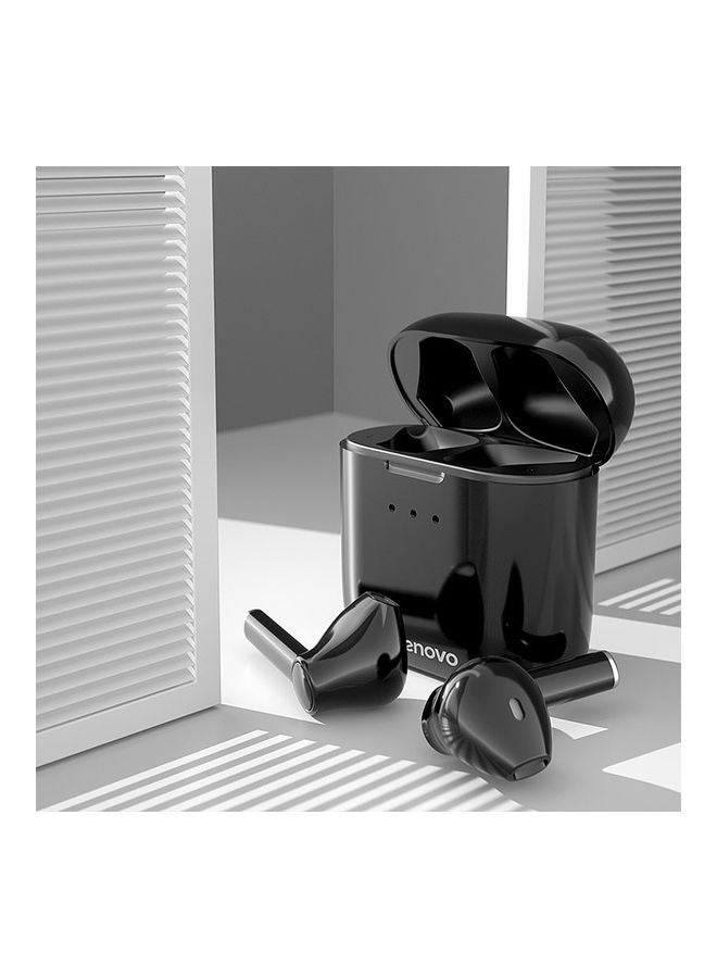 Lenovo TWS Bluetooth In-Ear Earbuds With Charging Case Black - Image 4