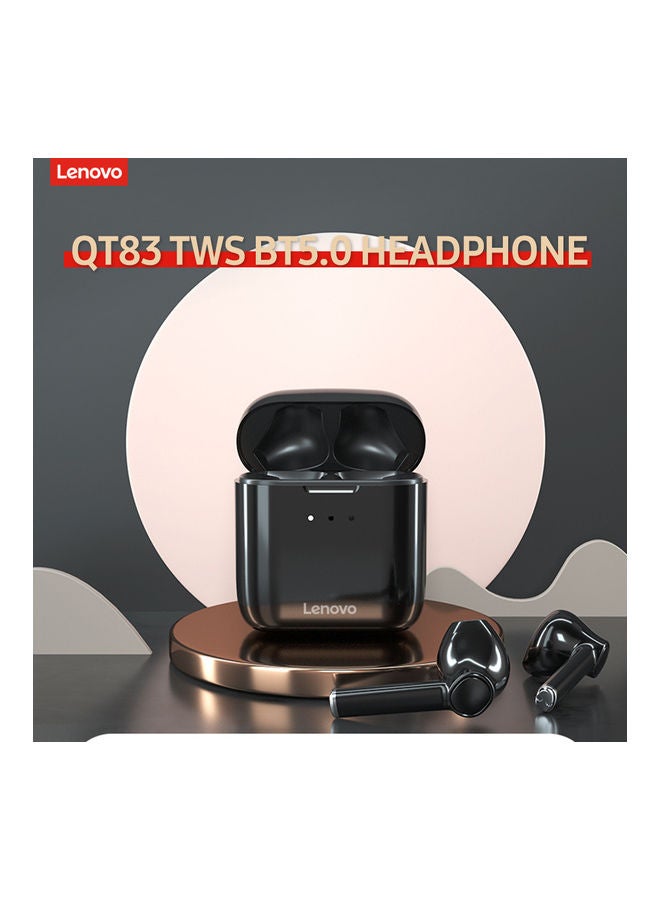 Lenovo TWS Bluetooth In-Ear Earbuds With Charging Case Black - Image 5