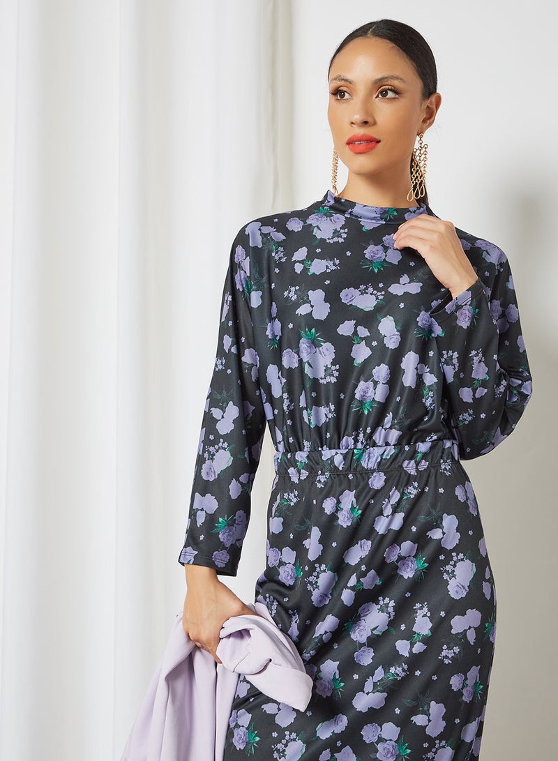 SIVVI for HANIYA Floral Print Co-ord Skirt Set Multicolour  - Image 3