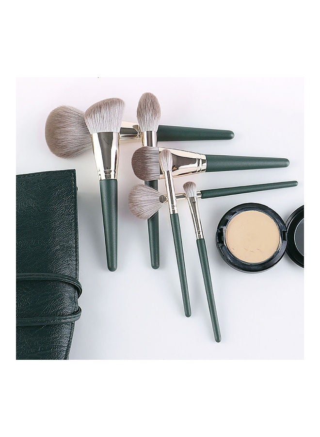 فليلي طقم فرش مكياج مكون من 14 قطعة أخضر - Image 2