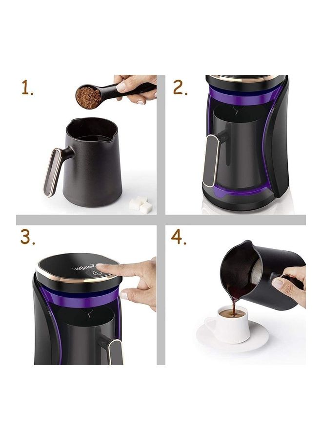 سونفير ماكينة صنع قهوة تركية تلقائية 500 ml 800 W SF-3542 أسود - Image 2