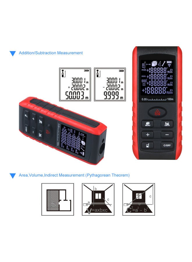 Generic - Portable Handheld Digital Laser 100m - Image 1