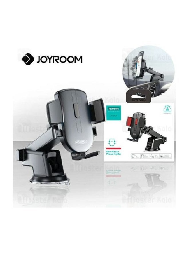 JOYROOM JR- OK3 Free Rotation Adjustable Length Car Phone Holder Black  - Image 1