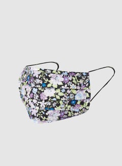 PIECES Floral Print Facemask (Pack of 2) Multicolour  - Image 2