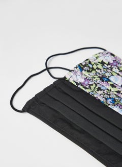 PIECES Floral Print Facemask (Pack of 2) Multicolour  - Image 3