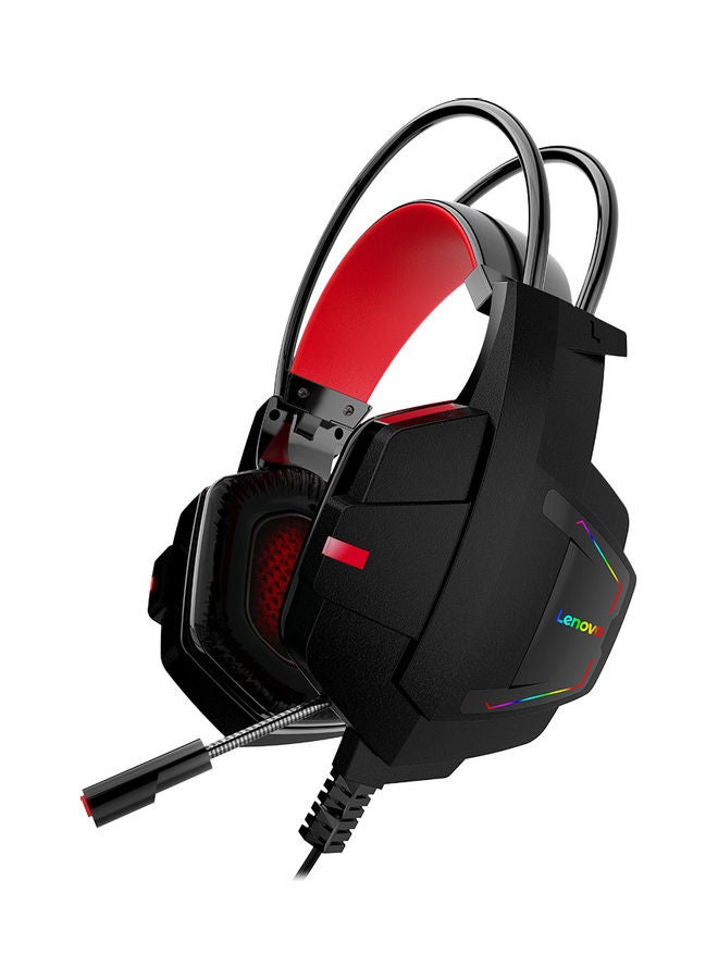Lenovo Wired Over-Ear Gaming Headphones With Mic Black - Image 1