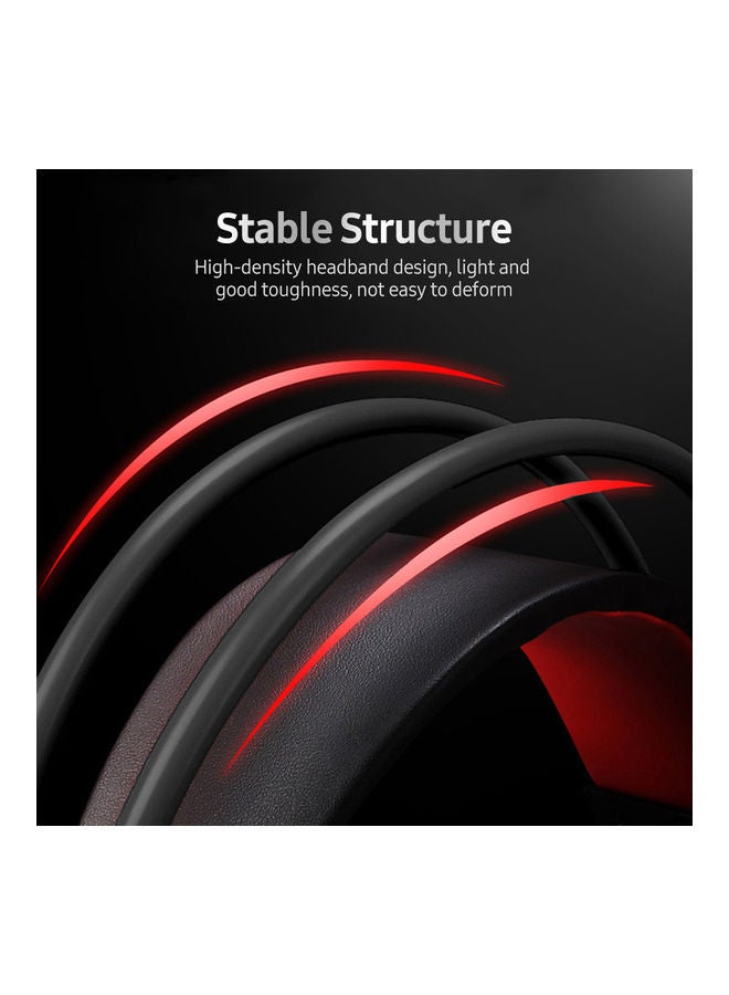 Lenovo Wired Over-Ear Gaming Headphones With Mic Black - Image 5