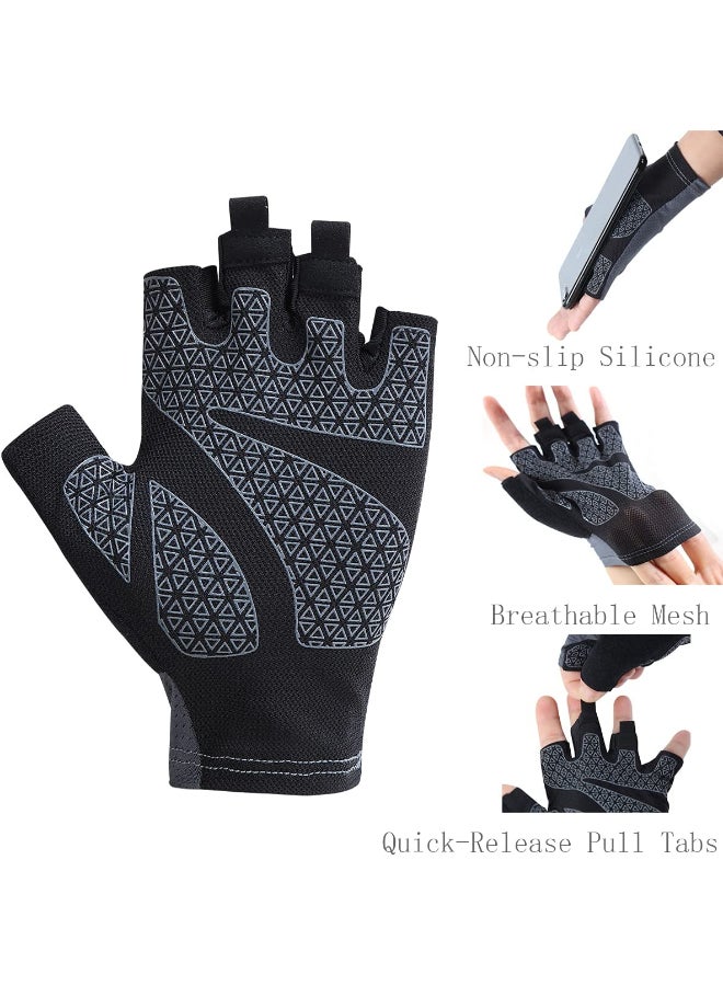 XiuWoo Pair Of Casual Protective Gloves Grey/Black  - Image 3