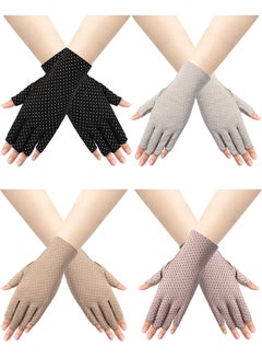 XiuWoo 4 Pair Casual Printed Gloves Multicolour  - Image 1