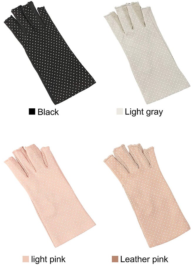 XiuWoo - 4 Pair Casual Printed Gloves Multicolour - Image 1