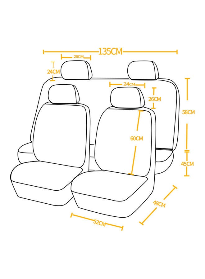 9-Piece Universal Car Seat Cover - Image 4
