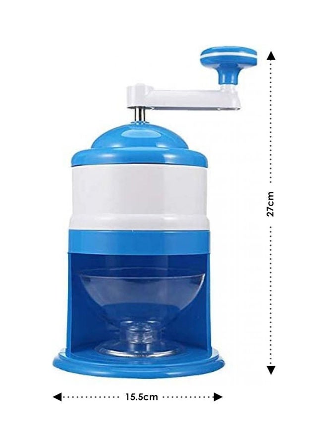 إيونتو كسارة ثلج يدوية محمولة باليد للمنزل أزرق/ أبيض 15.5x27سم - Image 3