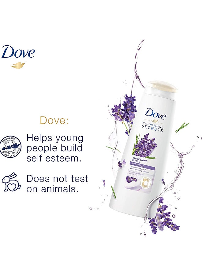 دوف شامبو روتين الشعر الكثيف 400 مل من مجموعة أسرار التغذية، مع بلسم 320 مل 400 +320 ml - Image 5