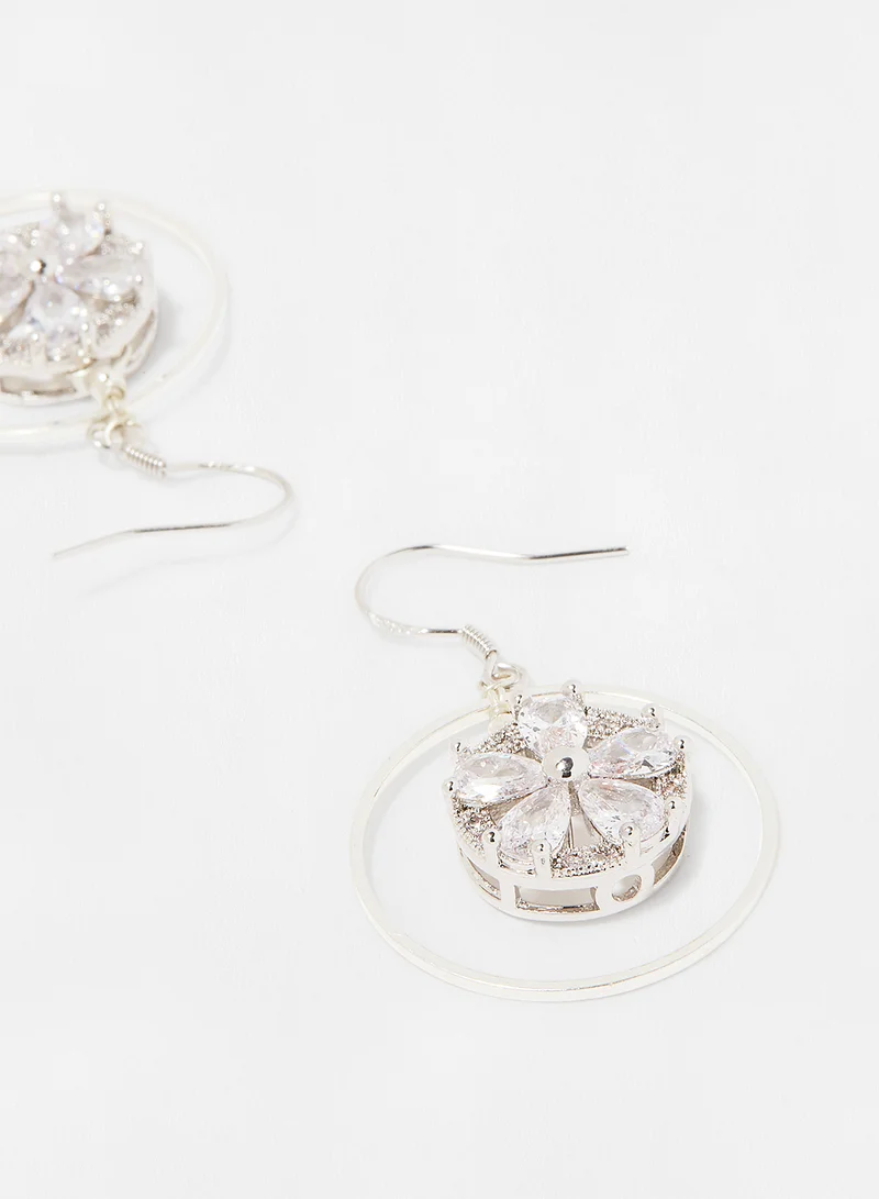 THE JEWELS JAR Zora Cubic Zirconia Dangle Earrings