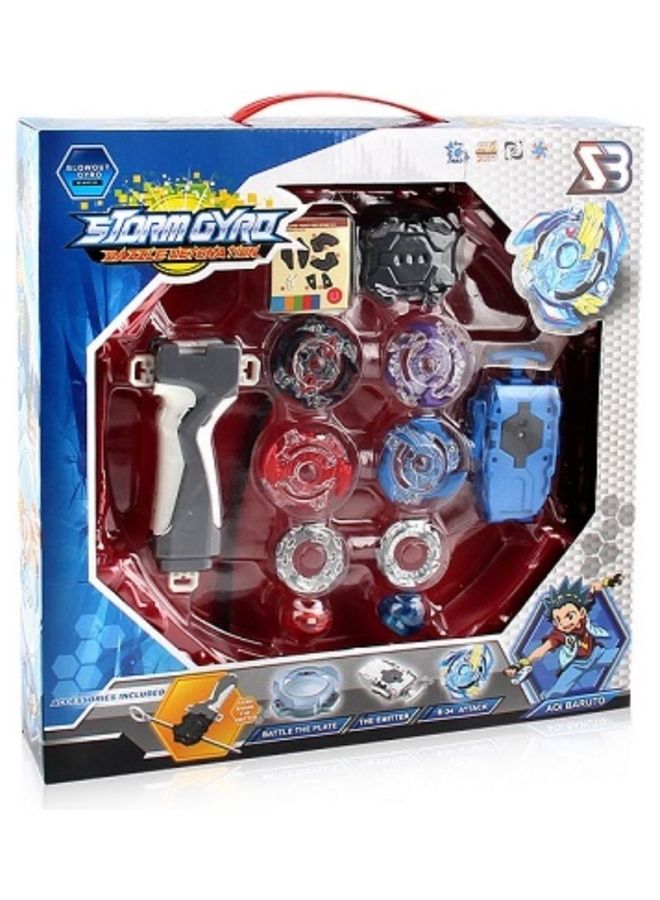 Generic - 4-Piece Beyblade Metal Fusion Fighting Gyro With Launcher - Image 1