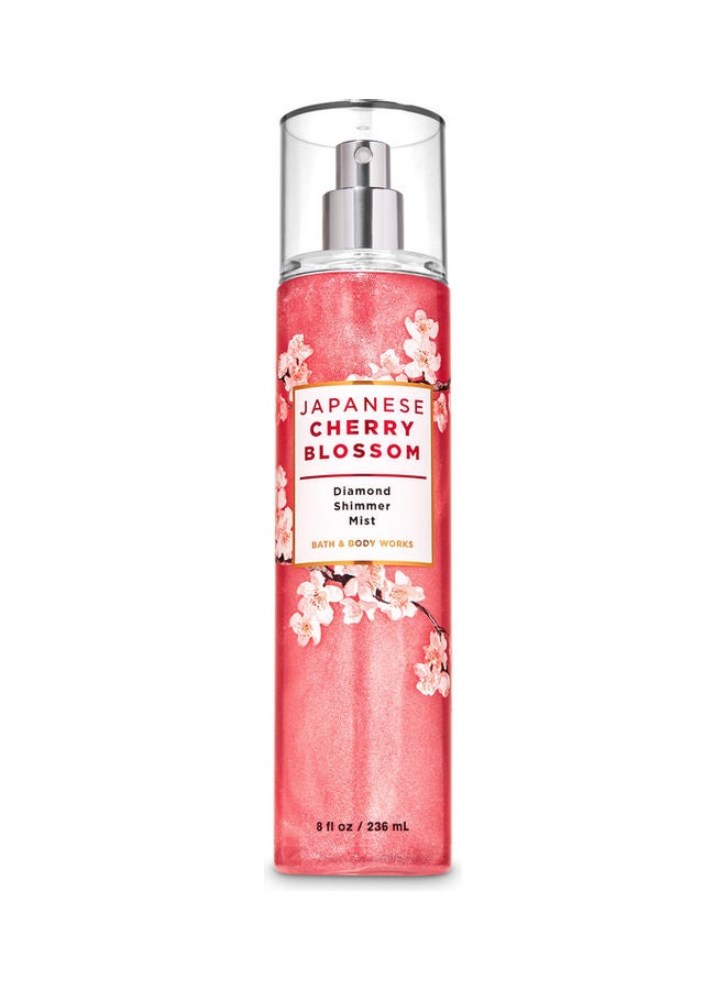 Bath & Body Works Japanese Cherry Blossom Diamond Shimmer Mist 236ml - Image 1