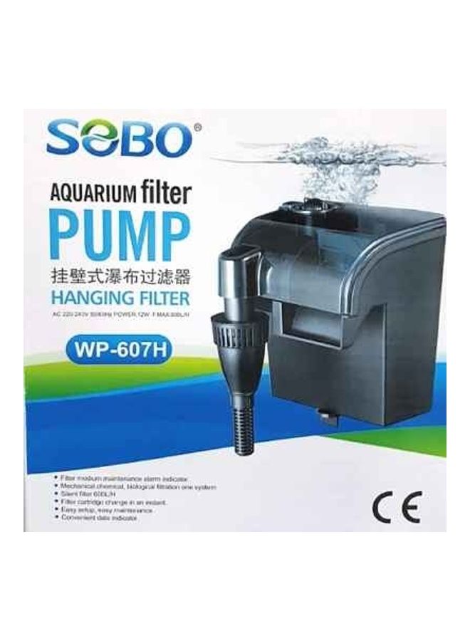Aquarium Hanging Filter Flow Controller Black