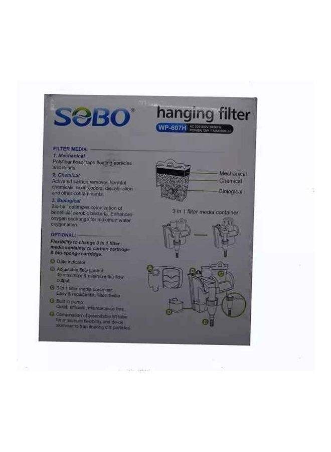 Aquarium Hanging Filter Flow Controller Black