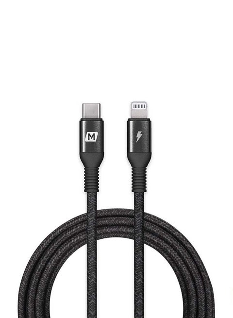 Elite Type C To Lightning Cable Black