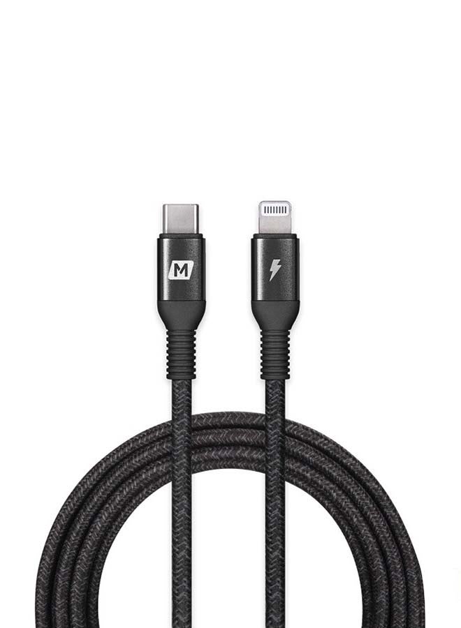 Elite Type C To Lightning Cable Black