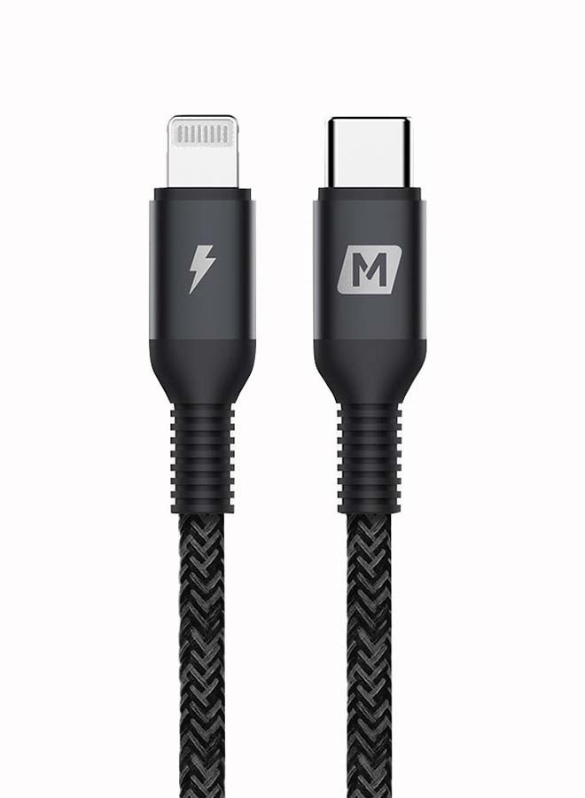 Elite Type C To Lightning Cable Black