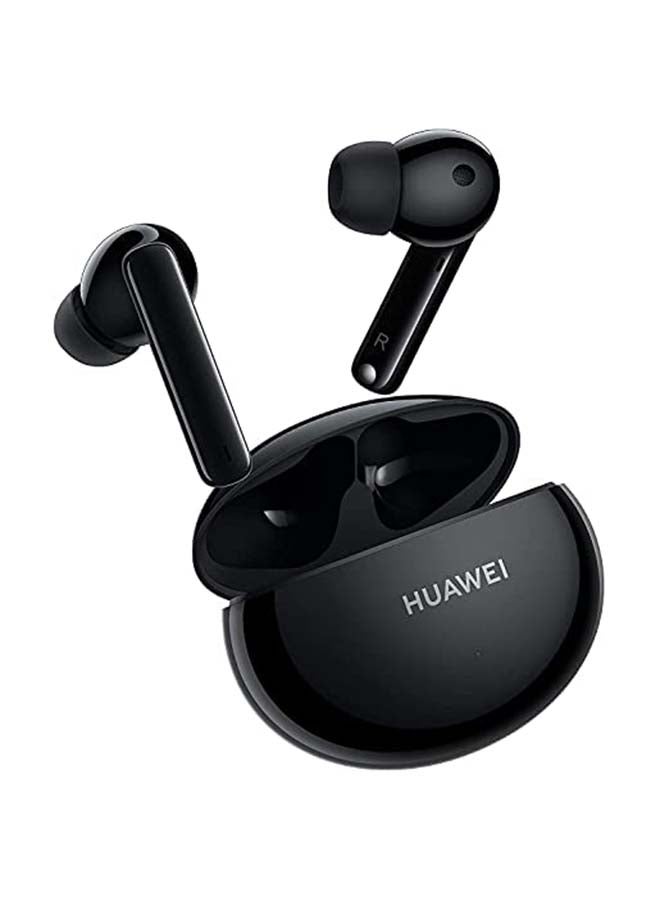 HUAWEI - FreeBuds 4i Wireless In-Ear Bluetooth Earbuds With Active Noise Cancellation Black - Image 1