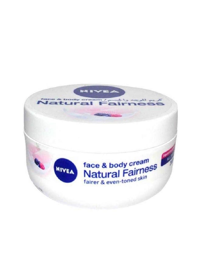 Nivea - Body Cream Even Tone, Natural Glow, Even Tone Complex & Vitamin C, All Skin Types, Jar - White 50ml - Image 1