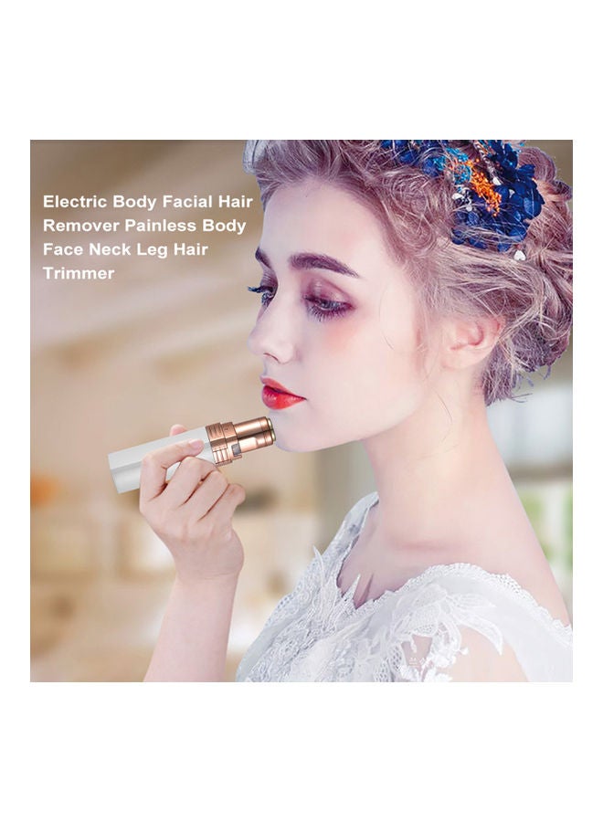 Facial Hair Remover Electric Epilator White - Image 4