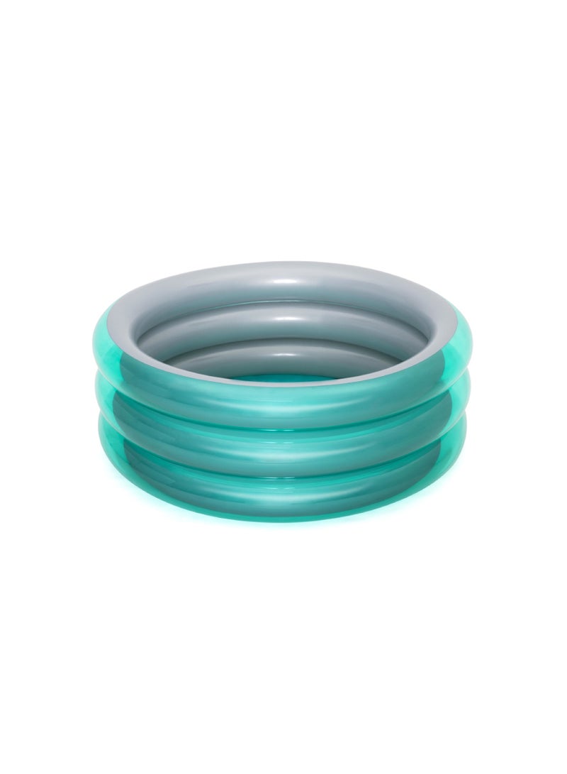Bestway Big Metallic 3-ring Pool 150x53cm  -26-51041 150x53cm - Image 1