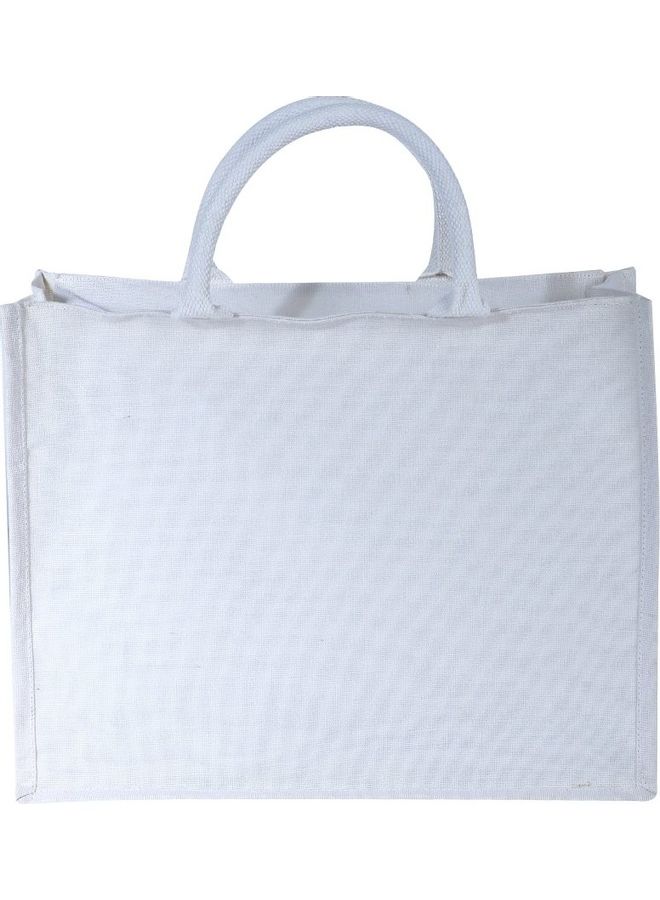 Green Bag Classic Casual Shopper Bag White - Image 1