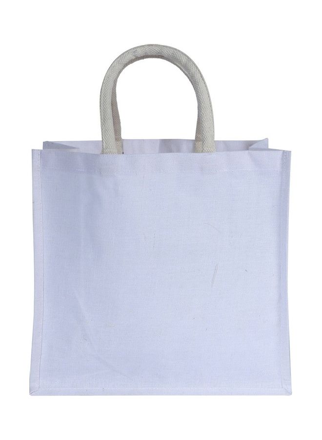 Green Bag Classic Casual Shopper Bag White - Image 1