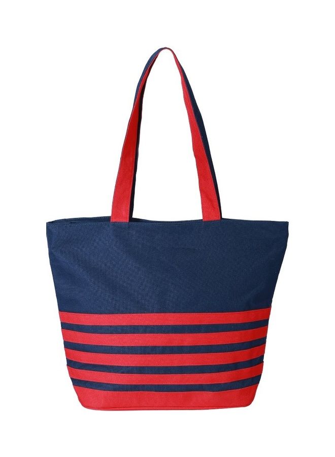 Green Bag Classic Casual Tote Blue/Red - Image 1