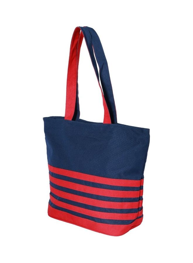 Green Bag Classic Casual Tote Blue/Red - Image 2