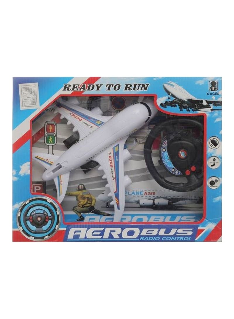 Air Plane A380 With Remote Control For Unisex - Multicolour