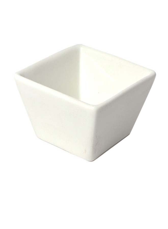 Squalo Serving Dish White 5.4x8.7x8.7cm - Image 1