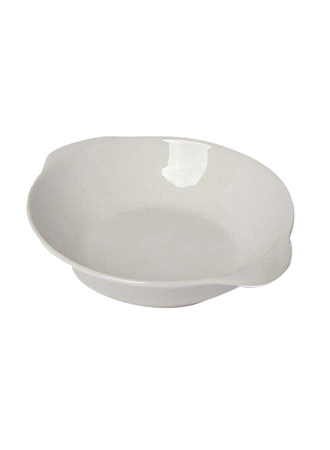 سكوالو طبق تقديم أبيض 17.6x15x4.2سم - Image 1