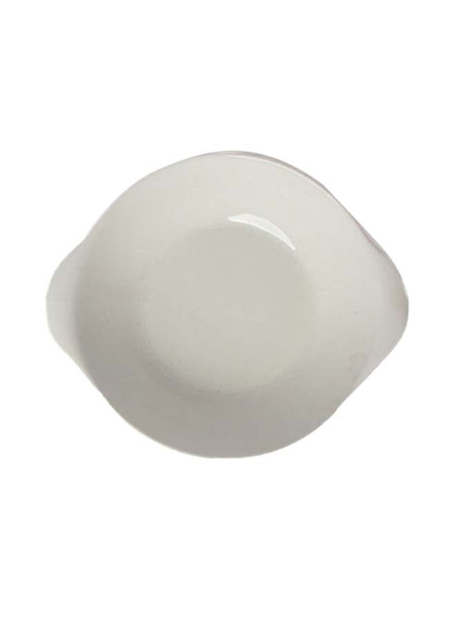 سكوالو طبق تقديم أبيض 17.6x15x4.2سم - Image 2