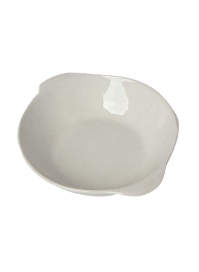 سكوالو طبق تقديم أبيض 17.6x15x4.2سم - Image 3