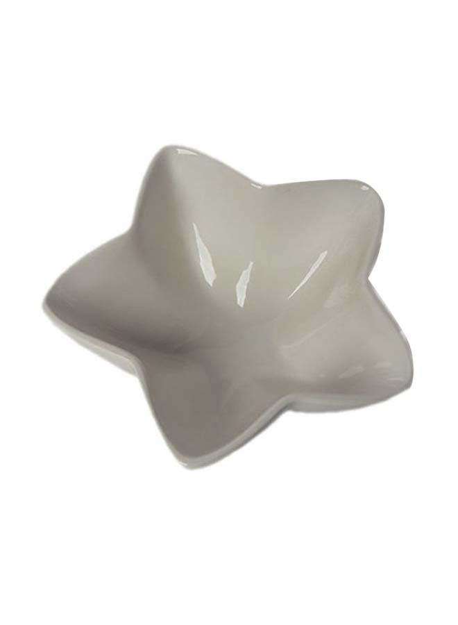 سكوالو طبق تقديم أبيض 15.5x15.5x6سم - Image 1