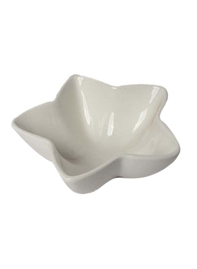 سكوالو طبق تقديم أبيض 15.5x15.5x6سم - Image 3