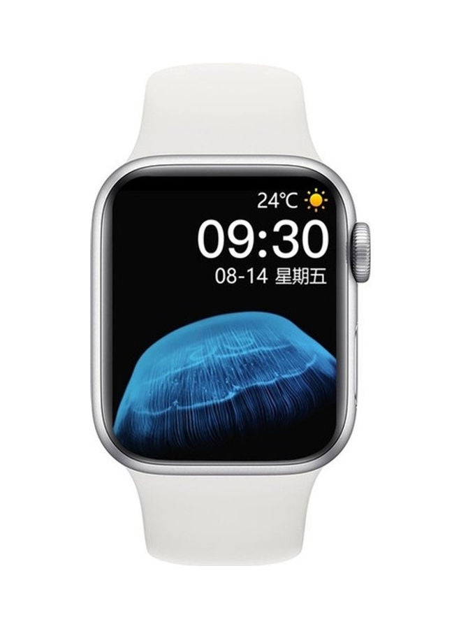 Hw22 Pro Split Screen Smartwatch With Rotating Side Button 44mm White - Image 2