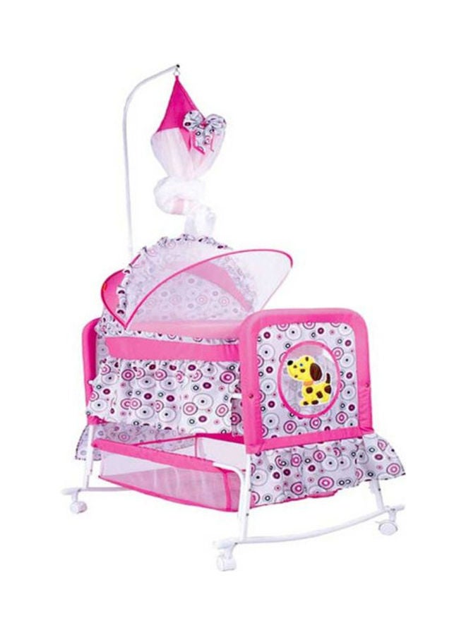 Baby love Cradle With Mosquito Net Baby Cot  - Image 2